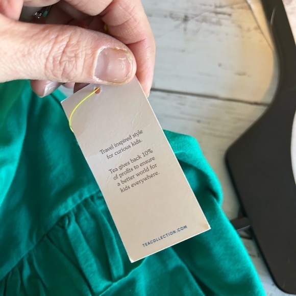 NWT Tea Collection Size 8 Long Sleeve dress with birds - Picture 4 of 11